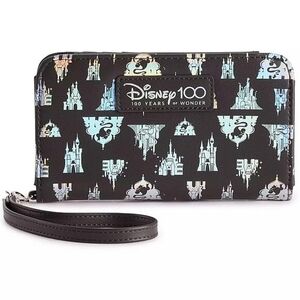 NWT! Disney 100 Aladdin Limited Edition Tech Wallet Wristlet phone case
